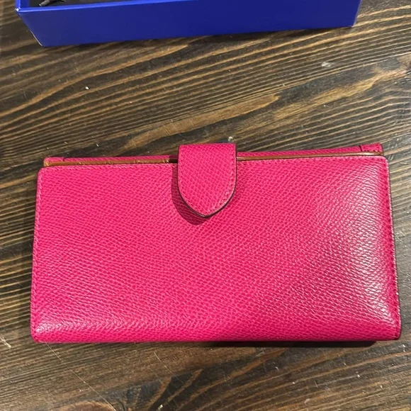 Ralph Lauren Lauren Romilly slim Pocket Wallet Aruba Pink with box - Picture 5 of 11